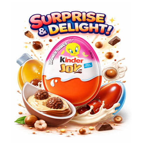 Kinder Joy Girls Looney Tunes Chocolate 20g